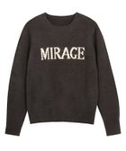 【ピエロ/Pierrot】のふんわりシャギーロゴニット 杢ブラウン×アイボリー|ID: prp329100002782772 ipo3291000000036340406