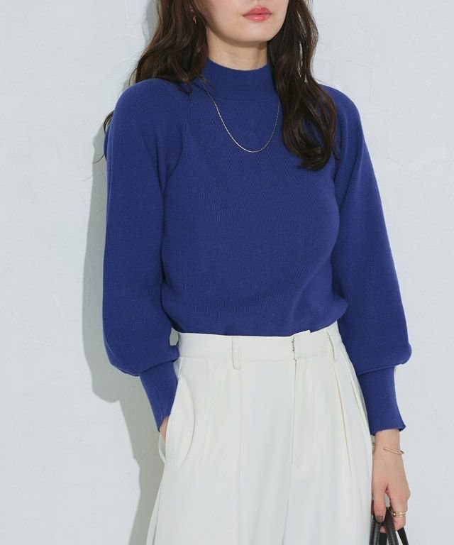 【ピエロ/Pierrot】のゴールドボタンパフスリーブニット インテリア・キッズ・メンズ・レディースファッション・服の通販 founy(ファニー) ファッション Fashion レディースファッション Fashion for Women トップス・カットソー Cut & Sew Tops ニット Knit Tops & Sweaters インナー Innerwear スリーブ Sleeve, Long Sleeve / Short Sleeve プチプライス・低価格 Affordable / Budget Price ベスト Vest, Waistcoat エレガント 上品 Elegant 167cm / ロイヤルブルー / M|ID: prp329100002800635 ipo3291000000034378444