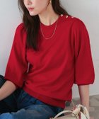 【ピエロ/Pierrot】のゴールドボタンパフスリーブニット 人気、トレンドファッション・服の通販 founy(ファニー) ファッション Fashion レディースファッション Fashion for Women トップス・カットソー Cut & Sew Tops ニット Knit Tops & Sweaters コンパクト Compact, Small Size シンプル Simple, Minimal スリーブ Sleeve, Long Sleeve / Short Sleeve ダウン Down, Puffer デニム Denim, Jeans Material バランス Balance, Style Balance プチプライス・低価格 Affordable / Budget Price ワイド Wide, Wide Fit thumbnail ゴールドボタンパフスリーブニット|ID: prp329100002800635 ipo3291000000036039318