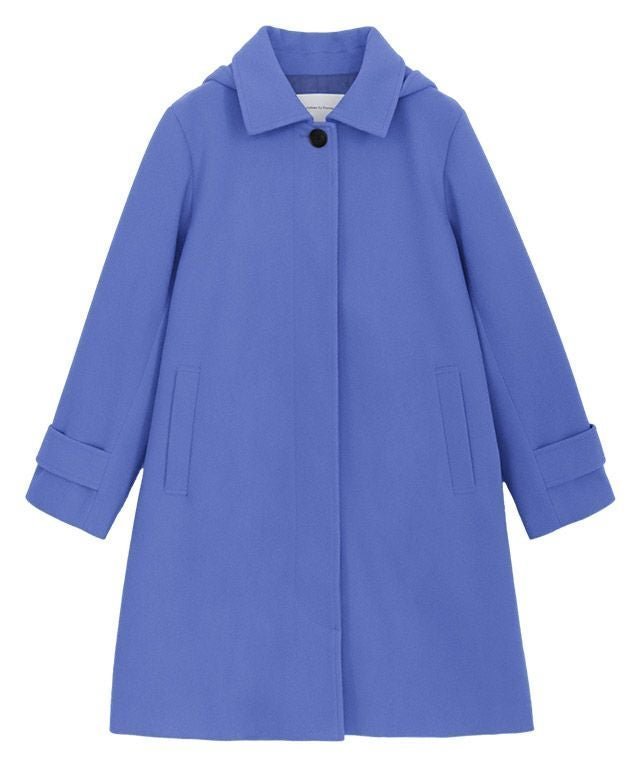 【ピエロ/Pierrot】のフード付きステンカラーコート インテリア・キッズ・メンズ・レディースファッション・服の通販 founy(ファニー) ファッション Fashion レディースファッション Fashion for Women アウター Coat / Outerwear Collection コート・ロングコート・ピーコート Long Coats, Peacoats & More レディースジャケット・軽アウター Jackets プチプライス・低価格 Affordable / Budget Price メルトン Melton, Heavy Wool エレガント 上品 Elegant ブルー|ID: prp329100002812430 ipo3291000000036044733