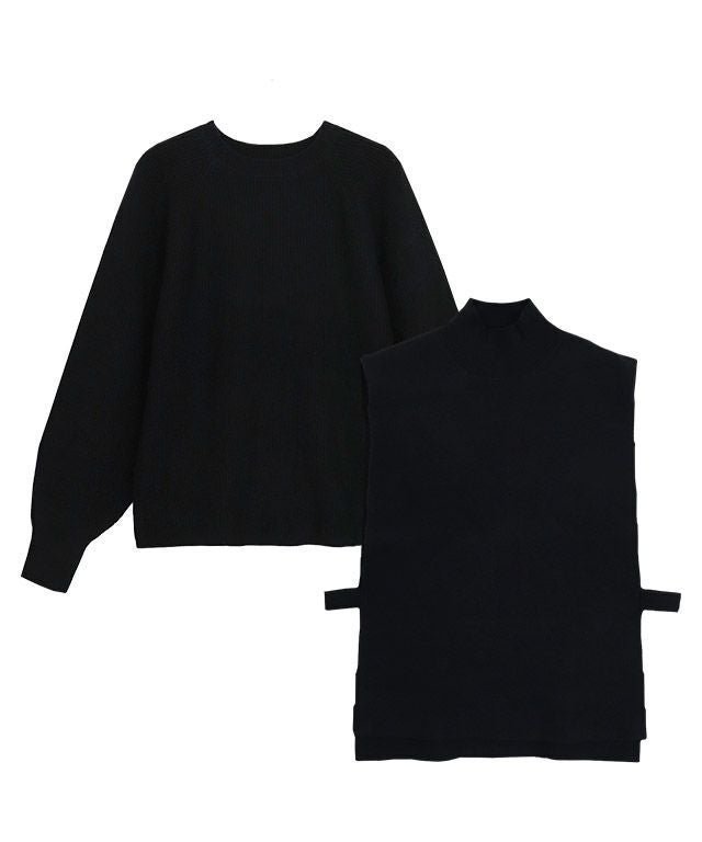 【ピエロ/Pierrot】の【アウトレットSALE!】ハイネックベスト×パフスリーブニットセット インテリア・キッズ・メンズ・レディースファッション・服の通販 founy(ファニー) https://founy.com/ ファッション Fashion レディースファッション Fashion for Women アウター Coat / Outerwear Collection トップス・カットソー Cut & Sew Tops ニット Knit Tops & Sweaters ベスト&ジレ / 重ね着スタイル Vests & Gilets アウトレット Outlet / Clearance スリーブ Sleeve, Long Sleeve / Short Sleeve ハイネック High Neck, Mock Neck プチプライス・低価格 Affordable / Budget Price ベスト Vest, Waistcoat |ID: prp329100002823905 ipo3291000000036265507