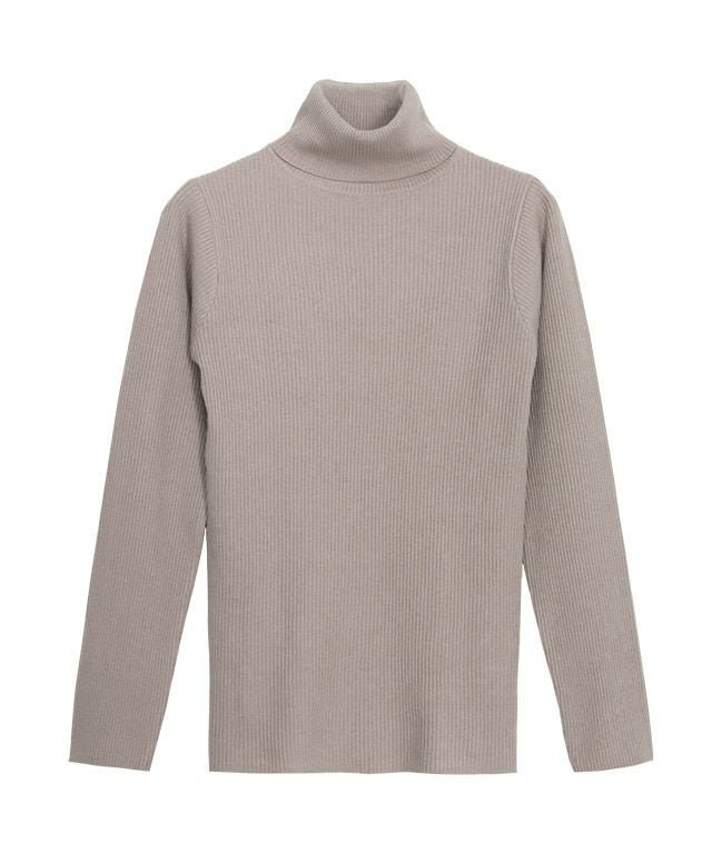 【ピエロ/Pierrot】のリブタートルネックニット インテリア・キッズ・メンズ・レディースファッション・服の通販 founy(ファニー) ファッション Fashion レディースファッション Fashion for Women トップス・カットソー Cut & Sew Tops ニット Knit Tops & Sweaters タートルネック・ハイネックトップス Turtlenecks & High-Neck Tops シンプル Simple, Minimal プチプライス・低価格 Affordable / Budget Price リブニット Rib Knit, Ribbed Knit 杢グレージュ|ID: prp329100002823907 ipo3291000000036044913