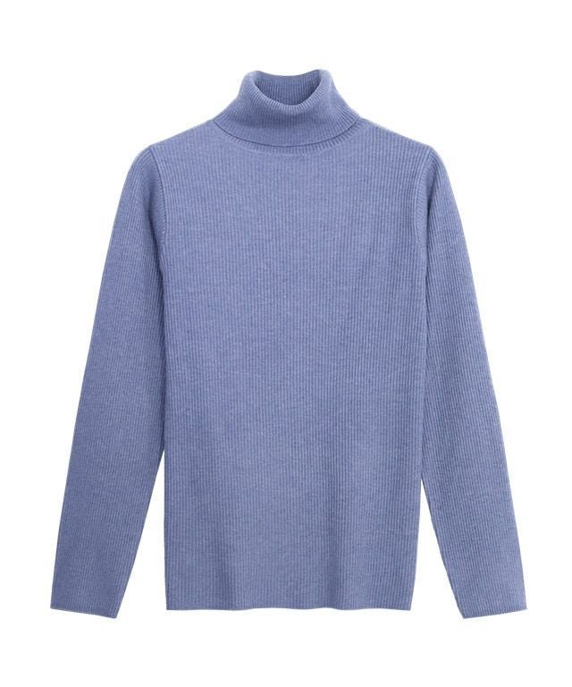 【ピエロ/Pierrot】のリブタートルネックニット インテリア・キッズ・メンズ・レディースファッション・服の通販 founy(ファニー) ファッション Fashion レディースファッション Fashion for Women トップス・カットソー Cut & Sew Tops ニット Knit Tops & Sweaters タートルネック・ハイネックトップス Turtlenecks & High-Neck Tops シンプル Simple, Minimal プチプライス・低価格 Affordable / Budget Price リブニット Rib Knit, Ribbed Knit 杢ライトブルー|ID: prp329100002823907 ipo3291000000036044918