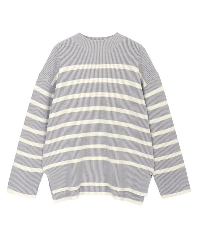 【ピエロ/Pierrot】の【アウトレットSALE!】ボトルネックパネルボーダーニット インテリア・キッズ・メンズ・レディースファッション・服の通販 founy(ファニー) https://founy.com/ ファッション Fashion レディースファッション WOMEN トップス・カットソー Tops/Tshirt ニット Knit Tops アウトレット Outlet プチプライス・低価格 Affordable ボーダー Border |ID: prp329100002823913 ipo3291000000024900615