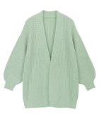 【ピエロ/Pierrot】のローゲージニットカーディガン ミント|ID: prp329100002823919 ipo3291000000036340501