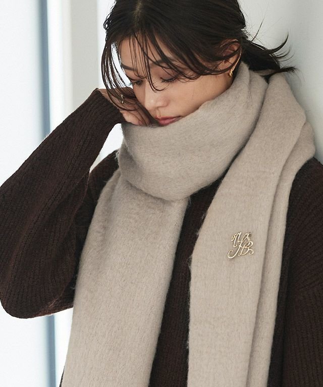 【ピエロ/Pierrot】のふんわりフェイクウールマフラー インテリア・キッズ・メンズ・レディースファッション・服の通販 founy(ファニー) https://founy.com/ ファッション Fashion レディースファッション Ladies' Fashion Online マフラー Mufflers ストール Stall プチプライス・低価格 Affordable 冬 Winter 防寒 Cold Protection |ID: prp329100002823922 ipo3291000000029400247