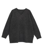 【ピエロ/Pierrot】の【アウトレットSALE!】 RASW モヘア混Vネックニット 人気、トレンドファッション・服の通販 founy(ファニー) ファッション Fashion レディースファッション Fashion for Women トップス・カットソー Cut & Sew Tops ニット Knit Tops & Sweaters Vネックトップス V-Neck Tops / V-Cut Neckline Shirts アウトレット Outlet / Clearance シンプル Simple, Minimal スリット Slit, Slit Detail プチプライス・低価格 Affordable / Budget Price thumbnail 杢チャコール|ID: prp329100002823926 ipo3291000000036045049