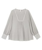 【ピエロ/Pierrot】の【B会場】ブザムライナーデザインブラウス 人気、トレンドファッション・服の通販 founy(ファニー) ファッション Fashion レディースファッション Fashion for Women トップス・カットソー Cut & Sew Tops シャツ・ブラウス・オフィスカジュアル Elegant Blouses & Button-Ups ギャザー Gathered, Ruffled フェミニン Feminine, Girly プチプライス・低価格 Affordable / Budget Price エレガント 上品 Elegant thumbnail グレー×オフホワイト|ID: prp329100002843946 ipo3291000000036045114