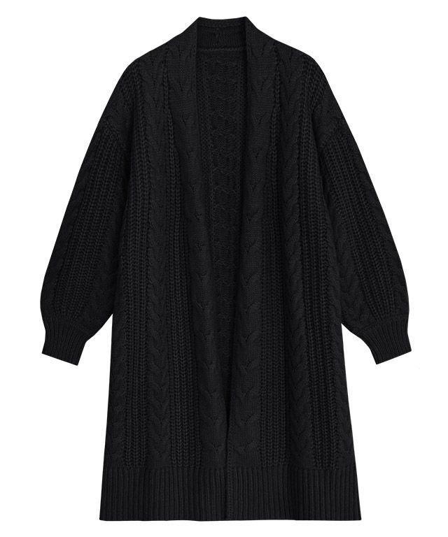 【ピエロ/Pierrot】のケーブル編ロングニットカーディガン インテリア・キッズ・メンズ・レディースファッション・服の通販 founy(ファニー) https://founy.com/ ファッション Fashion レディースファッション Fashion for Women トップス・カットソー Cut & Sew Tops ニット Knit Tops & Sweaters カーディガン・羽織り Layered Style Cardigans 送料無料 Free Shipping プチプライス・低価格 Affordable / Budget Price ロング Long, Long-Length A/W・秋冬 Autumn/Winter |ID: prp329100002843947 ipo3291000000024900629