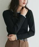 【ピエロ/Pierrot】の【一部予約】選べる配色リブニット 人気、トレンドファッション・服の通販 founy(ファニー) ファッション Fashion レディースファッション Fashion for Women トップス・カットソー Cut & Sew Tops ニット Knit Tops & Sweaters 送料無料 Free Shipping おすすめ Recommended / Our Picks インナー Innerwear ハイネック High Neck, Mock Neck プチプライス・低価格 Affordable / Budget Price ベーシック Basic, Essential リブニット Rib Knit, Ribbed Knit 春 Spring 秋 Autumn thumbnail 167cm / A / ブラック×杢グレー / クルーネック / M|ID: prp329100002843952 ipo3291000000034169526
