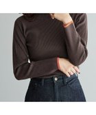 【ピエロ/Pierrot】の【一部予約】選べる配色リブニット 人気、トレンドファッション・服の通販 founy(ファニー) ファッション Fashion レディースファッション Fashion for Women トップス・カットソー Cut & Sew Tops ニット Knit Tops & Sweaters 送料無料 Free Shipping おすすめ Recommended / Our Picks インナー Innerwear ハイネック High Neck, Mock Neck プチプライス・低価格 Affordable / Budget Price ベーシック Basic, Essential リブニット Rib Knit, Ribbed Knit 春 Spring 秋 Autumn thumbnail 167cm / B / ブラウン×オレンジ / ハイネック / M|ID: prp329100002843952 ipo3291000000034169529
