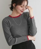 【ピエロ/Pierrot】の選べる配色リブニット 人気、トレンドファッション・服の通販 founy(ファニー) ファッション Fashion レディースファッション Fashion for Women トップス・カットソー Cut & Sew Tops ニット Knit Tops & Sweaters おすすめ Recommended / Our Picks インナー Innerwear ハイネック High Neck, Mock Neck プチプライス・低価格 Affordable / Budget Price ベーシック Basic, Essential リブニット Rib Knit, Ribbed Knit 春 Spring 秋 Autumn thumbnail 167cm / A / 杢Dグレー×レッド / クルーネック / M|ID: prp329100002843952 ipo3291000000036045171