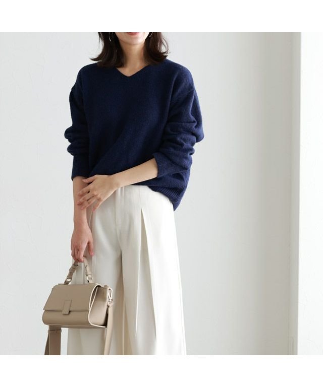 【ピエロ/Pierrot】のネックが選べるウールライクニット インテリア・キッズ・メンズ・レディースファッション・服の通販 founy(ファニー) https://founy.com/ ファッション Fashion レディースファッション WOMEN トップス・カットソー Tops/Tshirt ニット Knit Tops プチプライス・低価格 Affordable ベーシック Basic ボトム Bottom ボトルネック Bottleneck ルーズ Loose |ID: prp329100002866481 ipo3291000000028907846