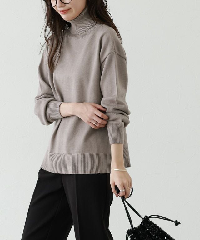 【ピエロ/Pierrot】のボリュームスリーブタートルネックニット インテリア・キッズ・メンズ・レディースファッション・服の通販 founy(ファニー) ファッション Fashion レディースファッション Fashion for Women トップス・カットソー Cut & Sew Tops ニット Knit Tops & Sweaters タートルネック・ハイネックトップス Turtlenecks & High-Neck Tops ボリューム袖・フリルスリーブブラウス Voluminous & Ruffle Sleeves / Puffy Sleeve Tops シンプル Simple, Minimal スリーブ Sleeve, Long Sleeve / Short Sleeve フェミニン Feminine, Girly プチプライス・低価格 Affordable / Budget Price モカベージュ|ID: prp329100002879155 ipo3291000000036045302