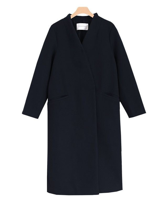 【ピエロ/Pierrot】の【アウトレットSALE!】メルトンノーカラーコート インテリア・キッズ・メンズ・レディースファッション・服の通販 founy(ファニー) https://founy.com/ ファッション Fashion レディースファッション Fashion for Women アウター Coat / Outerwear Collection コート・ロングコート・ピーコート Long Coats, Peacoats & More レディースジャケット・軽アウター Jackets アウトレット Outlet / Clearance シンプル Simple, Minimal ドット Polka Dot, Dot Pattern フロント Front, Front Design プチプライス・低価格 Affordable / Budget Price メルトン Melton, Heavy Wool エレガント 上品 Elegant |ID: prp329100002883824 ipo3291000000035348213