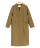 【ピエロ/Pierrot】の【アウトレットSALE!】メルトンノーカラーコート キャメル|ID: prp329100002883824 ipo3291000000035348219