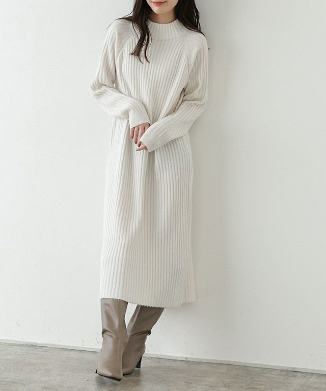 【ピエロ/Pierrot】の【アウトレットSALE!】選べる2丈ボトルネックリブニットワンピース インテリア・キッズ・メンズ・レディースファッション・服の通販 founy(ファニー) ファッション Fashion レディースファッション Fashion for Women ワンピース Dresses ニットワンピース Knit Dresses アウトレット Outlet / Clearance プチプライス・低価格 Affordable / Budget Price ワイドリブ Wide Rib, Wide Ribbed Knit エレガント 上品 Elegant アイボリー|ID: prp329100002886217 ipo3291000000034435215