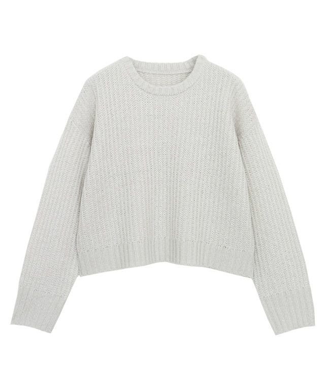 【ピエロ/Pierrot】のアゼショートニット インテリア・キッズ・メンズ・レディースファッション・服の通販 founy(ファニー) 　ファッション　Fashion　レディースファッション　WOMEN　トップス・カットソー　Tops/Tshirt　ニット　Knit Tops　ウォーム　Worm　プチプライス・低価格　Affordable　畦　Ridge　アイスグレー|ID: prp329100002924541 ipo3291000000019868959