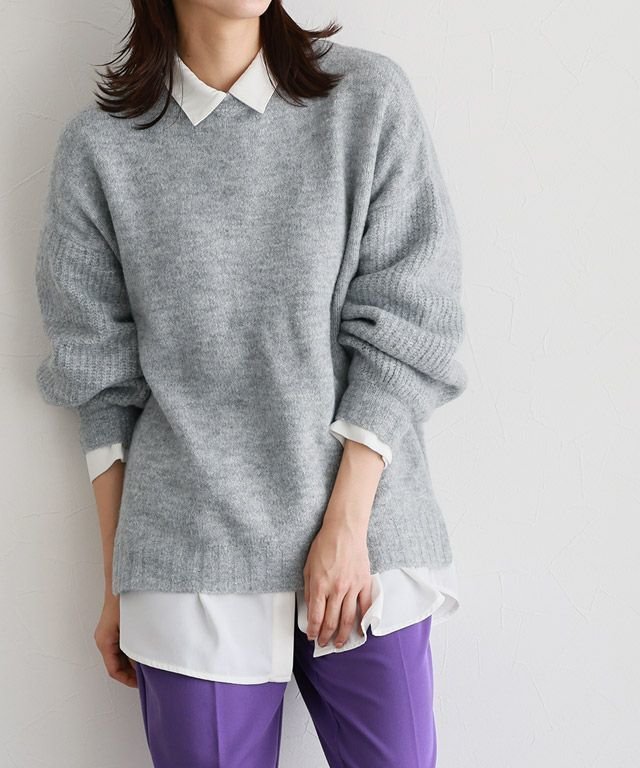 【ピエロ/Pierrot】の【アウトレットSALE!】ふんわりウォッシャブルアゼスリーブニット インテリア・キッズ・メンズ・レディースファッション・服の通販 founy(ファニー) https://founy.com/ ファッション Fashion レディースファッション WOMEN トップス・カットソー Tops/Tshirt ニット Knit Tops アウトレット Outlet シンプル Simple プチプライス・低価格 Affordable ルーズ Loose |ID: prp329100002937564 ipo3291000000024900418