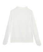 【ピエロ/Pierrot】のシアーカフスボトルネックトップス オフホワイト|ID: prp329100003005805 ipo3291000000036265248