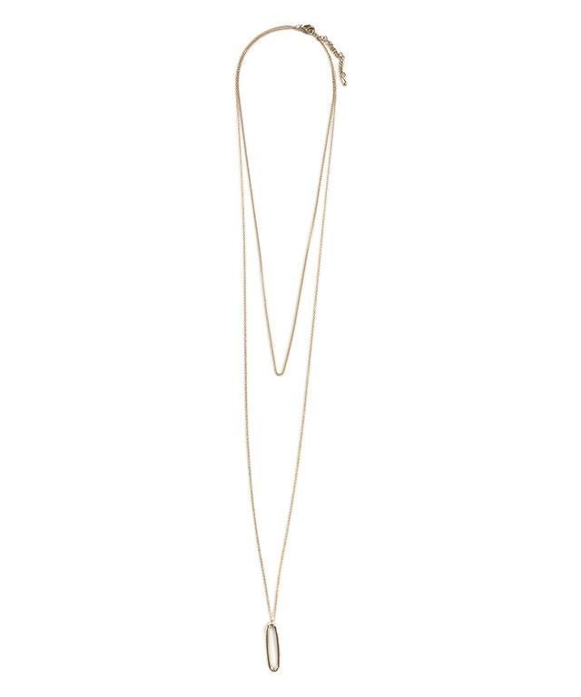 【ピエロ/Pierrot】の【E会場】オーバルリング2連ネックレス [Pierrot] 人気、トレンドファッション・服の通販 founy(ファニー) 　ファッション　Fashion　レディースファッション　Fashion for Women　ジュエリー　Jewelry　ファッションリング　Fashion Rings　ネックレス　Necklaces & Pendants　アクセサリー　Fashion Accessories　オーバル　Oval Design　コーティング　Coating, Coated Finish　シンプル　Simple, Minimal　チェーン　Chain, Chain Strap　ネックレス　Necklace, Pendant Necklace　プチプライス・低価格　Affordable / Budget Price　メタル　Metal, Metal Parts　エレガント 上品　Elegant　 other-1|ID: prp329100003071236 ipo3291000000035995059