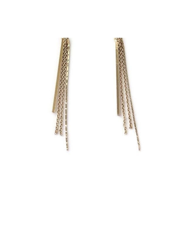 【ピエロ/Pierrot】のタッセルクリッカーピアス [Pierrot] インテリア・キッズ・メンズ・レディースファッション・服の通販 founy(ファニー) https://founy.com/ ファッション Fashion レディースファッション Fashion for Women アクセサリー Fashion Accessories コーティング Coating, Coated Finish シンプル Simple, Minimal チェーン Chain, Chain Strap プチプライス・低価格 Affordable / Budget Price メタル Metal, Metal Parts エレガント 上品 Elegant |ID: prp329100003071238 ipo3291000000036301732