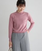 【ピエロ/Pierrot】のプレミアムカシミヤタッチハイネックニット 163cm / スモークピンク / M|ID: prp329100003090435 ipo3291000000033940037