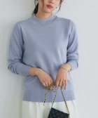 【ピエロ/Pierrot】のプレミアムカシミヤタッチハイネックニット 166cm / スモークブルー / M|ID: prp329100003090435 ipo3291000000033940047