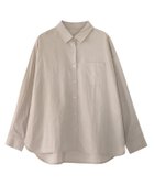 【ピエロ/Pierrot】のコットンオーバーサイズシャツ ベージュ|ID: prp329100003118522 ipo3291000000036045905