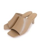 【ピエロ/Pierrot】の【アウトレットSALE!】スクエアトゥミュールサンダル キャメルベージュ|ID: prp329100003118524 ipo3291000000036045952