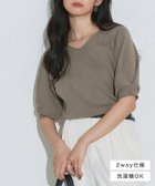 【ピエロ/Pierrot】の2wayパフハーフスリーブニット 2wayパフハーフスリーブニット|ID:prp329100003118534