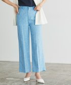 【ピエロ/Pierrot】の【アウトレットSALE!】サマーライトツイードセンタープレスパンツ 166cm / ブルー / M|ID: prp329100003118545 ipo3291000000036046098