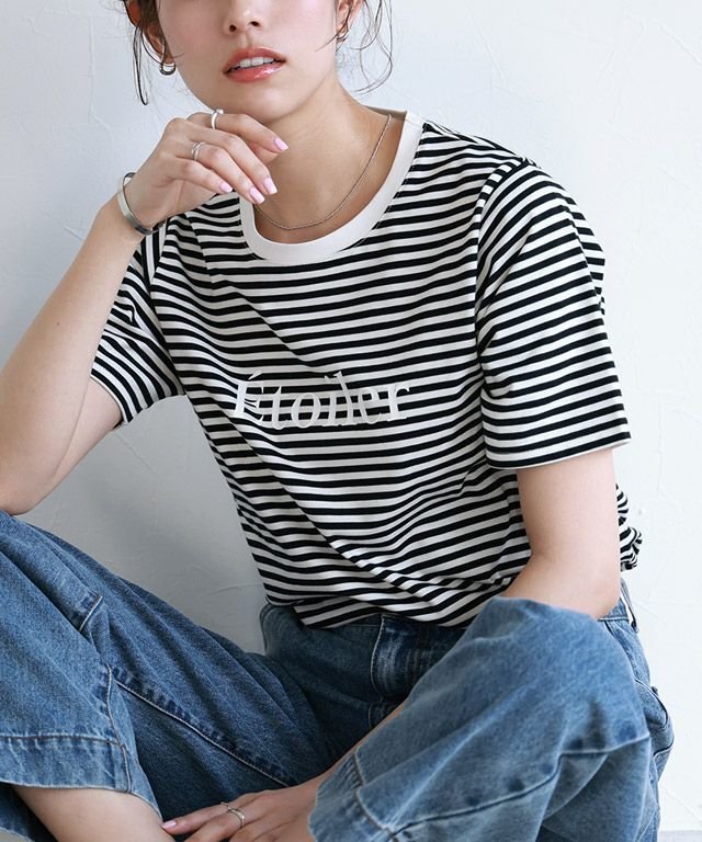 【ピエロ/Pierrot】の【イージーケア】選べるロゴTシャツ 人気、トレンドファッション・服の通販 founy(ファニー) 　ファッション　Fashion　レディースファッション　WOMEN　トップス・カットソー　Tops/Tshirt　シャツ/ブラウス　Shirts/Blouses　ロング / Tシャツ　T-Shirts　インナー　Inner　5月号　May Issue　シンプル　Simple　ジャケット　Jacket　再入荷　Restock/Back In Stock/Re Arrival　プチプライス・低価格　Affordable　エレガント 上品　Elegant　 other-1|ID: prp329100003118550 ipo3291000000026836295