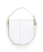 【ピエロ/Pierrot】の【アウトレットSALE!】ハーフラウンドハンドバッグ ホワイト|ID: prp329100003118563 ipo3291000000036301844