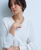 【ピエロ/Pierrot】のRASW 綿100%Vネックニット 人気、トレンドファッション・服の通販 founy(ファニー) ファッション Fashion レディースファッション Fashion for Women トップス・カットソー Cut & Sew Tops ニット Knit Tops & Sweaters Vネックトップス V-Neck Tops / V-Cut Neckline Shirts デコルテ Décolleté, Neckline プチプライス・低価格 Affordable / Budget Price ロング Long, Long-Length 畦 Ribbed Knit thumbnail オフホワイト|ID: prp329100003118569 ipo3291000000036046352
