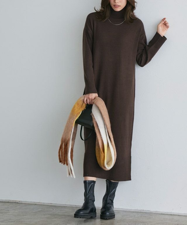 【ピエロ/Pierrot】のもっちりカシミヤタッチハイネックロングニットワンピース インテリア・キッズ・メンズ・レディースファッション・服の通販 founy(ファニー) https://founy.com/ ファッション Fashion レディースファッション Fashion for Women ワンピース Dresses ニットワンピース Knit Dresses ジャケット Jacket, Outerwear スニーカー Sneakers, Trainers プチプライス・低価格 Affordable / Budget Price |ID: prp329100003150243 ipo3291000000029143906