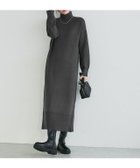 【ピエロ/Pierrot】のもっちりカシミヤタッチハイネックロングニットワンピース 167cm / ダークチャコール / M|ID: prp329100003150243 ipo3291000000034675407