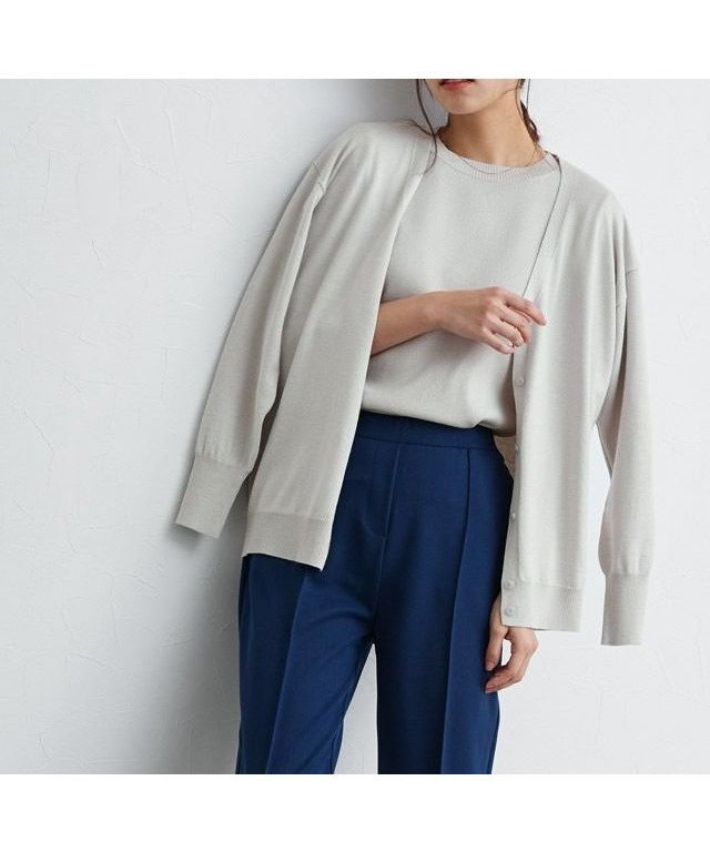 【ピエロ/Pierrot】の多機能ニットカーディガン インテリア・キッズ・メンズ・レディースファッション・服の通販 founy(ファニー) ファッション Fashion レディースファッション Fashion for Women トップス・カットソー Cut & Sew Tops ニット Knit Tops & Sweaters カーディガン・羽織り Layered Style Cardigans おすすめ Recommended / Our Picks アンサンブル Ensemble Set ウォッシャブル Machine Washable カーディガン Cardigan, Knitwear プチプライス・低価格 Affordable / Budget Price エレガント 上品 Elegant 抗菌 Antibacterial, Bacteria-Resistant グレー|ID: prp329100003183732 ipo3291000000035499840