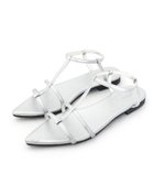 【ピエロ/Pierrot】のストラップフラットサンダル 人気、トレンドファッション・服の通販 founy(ファニー) ファッション Fashion レディースファッション Fashion for Women シューズ Shoes, Footwear デニム Denim, Jeans Material プチプライス・低価格 Affordable / Budget Price ラップ Wrap, Wrap Design thumbnail シルバー|ID: prp329100003200171 ipo3291000000036046821