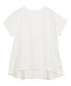 【ピエロ/Pierrot】の綿100% バックフリル切り替えTシャツ オフホワイト|ID:prp329100003212846