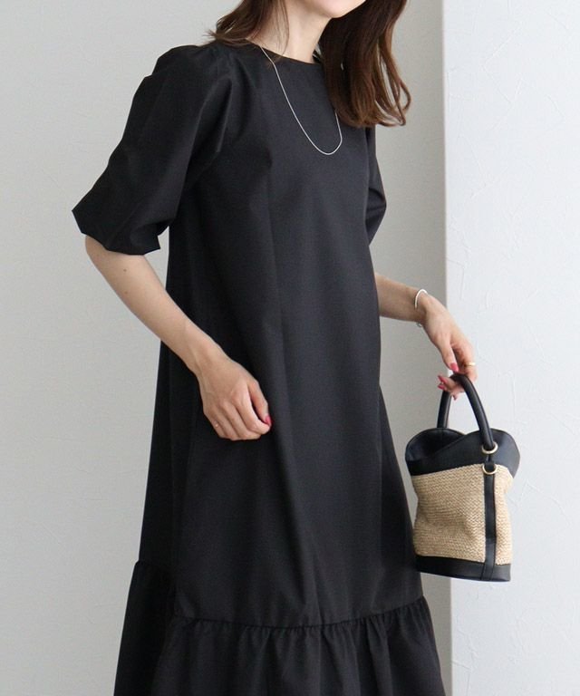 【ピエロ/Pierrot】の2wayパフスリーブワンピース インテリア・キッズ・メンズ・レディースファッション・服の通販 founy(ファニー) https://founy.com/ ファッション Fashion レディースファッション Fashion for Women ワンピース Dresses スリーブ Sleeve, Long Sleeve / Short Sleeve プチプライス・低価格 Affordable / Budget Price |ID: prp329100003221459 ipo3291000000026751100