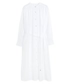 【ピエロ/Pierrot】のRASW ゴールドボタンロングシャツワンピース オフホワイト|ID: prp329100003224285 ipo3291000000036301390