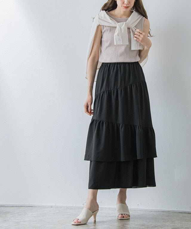 【ピエロ/Pierrot】の【アウトレットSALE!】アシンメトリーティアードスカート インテリア・キッズ・メンズ・レディースファッション・服の通販 founy(ファニー) https://founy.com/ ファッション Fashion レディースファッション Fashion for Women スカート Skirts ティアードスカート Tiered Skirts アウトレット Outlet / Clearance フェミニン Feminine, Girly プチプライス・低価格 Affordable / Budget Price |ID: prp329100003248328 ipo3291000000036044362