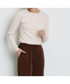 【ピエロ/Pierrot】のクルーネックリブニット 167cm / 杢ライトベージュ / M|ID: prp329100003386104 ipo3291000000036045073