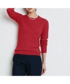 【ピエロ/Pierrot】のクルーネックリブニット 167cm / レッド / M|ID: prp329100003386104 ipo3291000000036045079