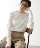 【ピエロ/Pierrot】の【袖くしゅ/指穴袖】ネック/袖が選べるデザインカットソー 167cm / アイボリー / クルーネック / Btype / M|ID: prp329100003721360 ipo3291000000036043880