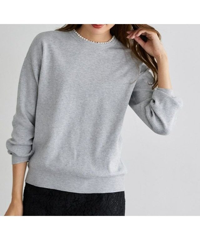 【ピエロ/Pierrot】のマルチwayコットンタッチニットカーディガン インテリア・キッズ・メンズ・レディースファッション・服の通販 founy(ファニー) 　ファッション　Fashion　レディースファッション　Fashion for Women　トップス・カットソー　Cut & Sew Tops　ニット　Knit Tops & Sweaters　カーディガン・羽織り　Layered Style Cardigans　シンプル　Simple, Minimal　パール　Pearl, Pearl Accent　プチプライス・低価格　Affordable / Budget Price　夏　Summer　杢グレー|ID: prp329100003721364 ipo3291000000035590156