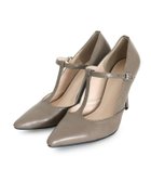 【ピエロ/Pierrot】のポインテッドトゥTストラップパンプス グレージュ|ID: prp329100003721369 ipo3291000000036044059