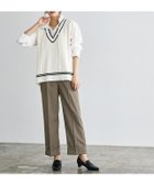 【ピエロ/Pierrot】の裾ダブルストレートパンツ 人気、トレンドファッション・服の通販 founy(ファニー) ファッション Fashion レディースファッション Fashion for Women パンツ Pants & Trousers ストレート Straight, Straight Cut センター Center, Center Line ダブル Double, Double-Breasted プチプライス・低価格 Affordable / Budget Price thumbnail 【低身長サイズ有】裾ダブルストレートパンツ|ID: prp329100003721372 ipo3291000000031635110