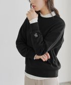 【ピエロ/Pierrot】の袖刺繍スウェット 人気、トレンドファッション・服の通販 founy(ファニー) ファッション Fashion レディースファッション WOMEN トップス・カットソー Tops/Tshirt パーカ Sweats スウェット Sweat スウェット Sweat プチプライス・低価格 Affordable ベーシック Basic thumbnail ブラック×オフホワイト|ID: prp329100003721376 ipo3291000000024898288